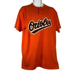 Majestic MLB Orioles Orange T-Shirt XL Mens Tee